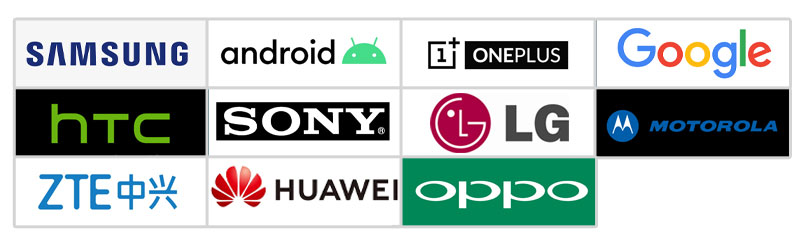 Support for All Brands of Android Phones and Tablets